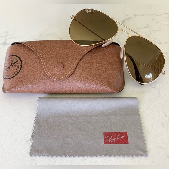 Ray-Ban Aviator Gradient Sunglasses / Polished Arista Gold main image 13